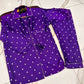 Heart Print Night Suit