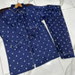 Heart Print Night Suit