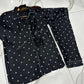 Heart Print Night Suit
