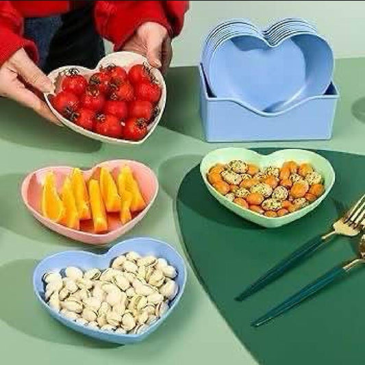 Heart Shaped Plate Set