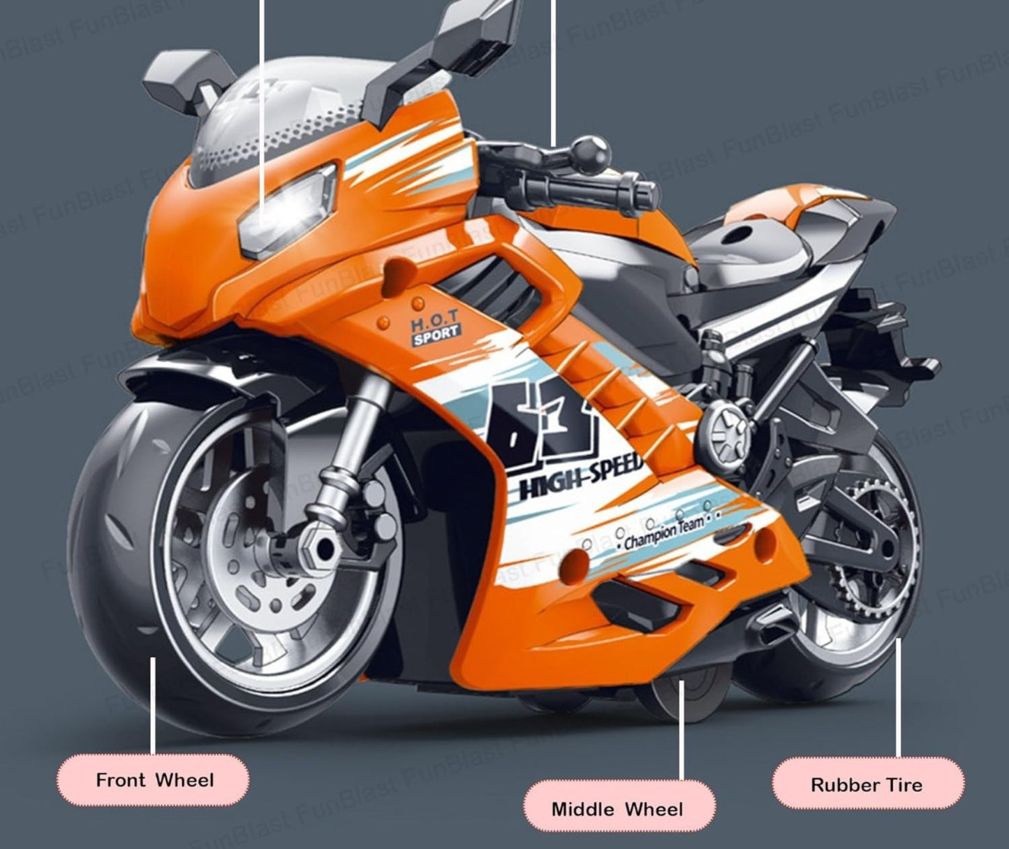 Heavy Bike Toy