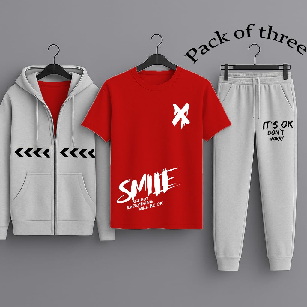 Hooded Zipper Tracksuit