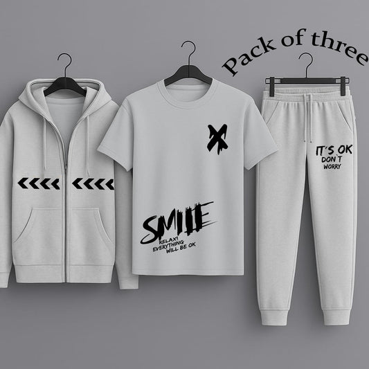 Hooded Zipper Tracksuit