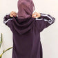 Hoodie Zipper Abaya