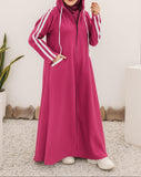 Hoodie Zipper Abaya