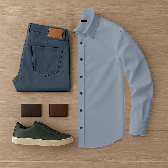 Men Casual pant-Shirt