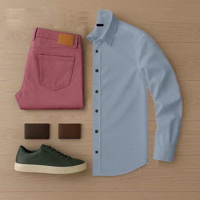 Men Casual pant-Shirt