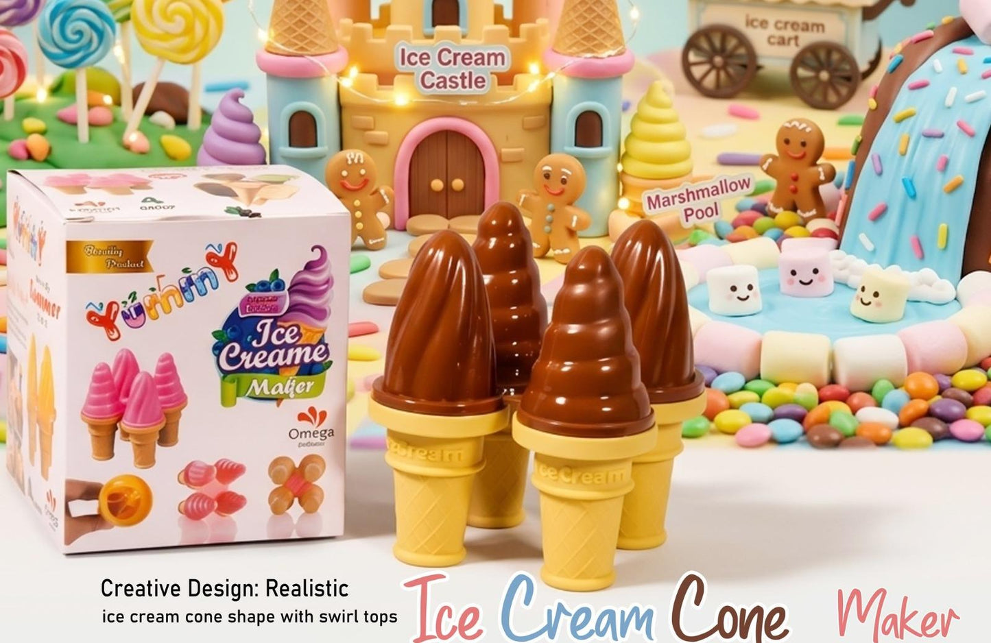 Ice Cream Shape Candy Maker