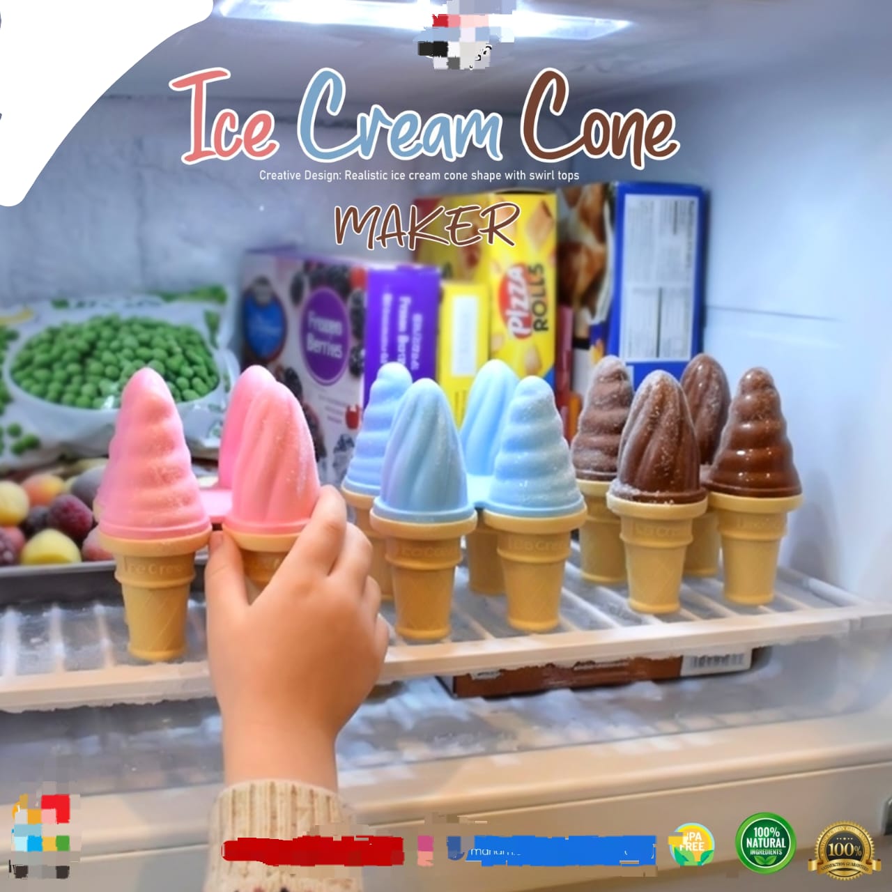 Ice Cream Shape Candy Maker