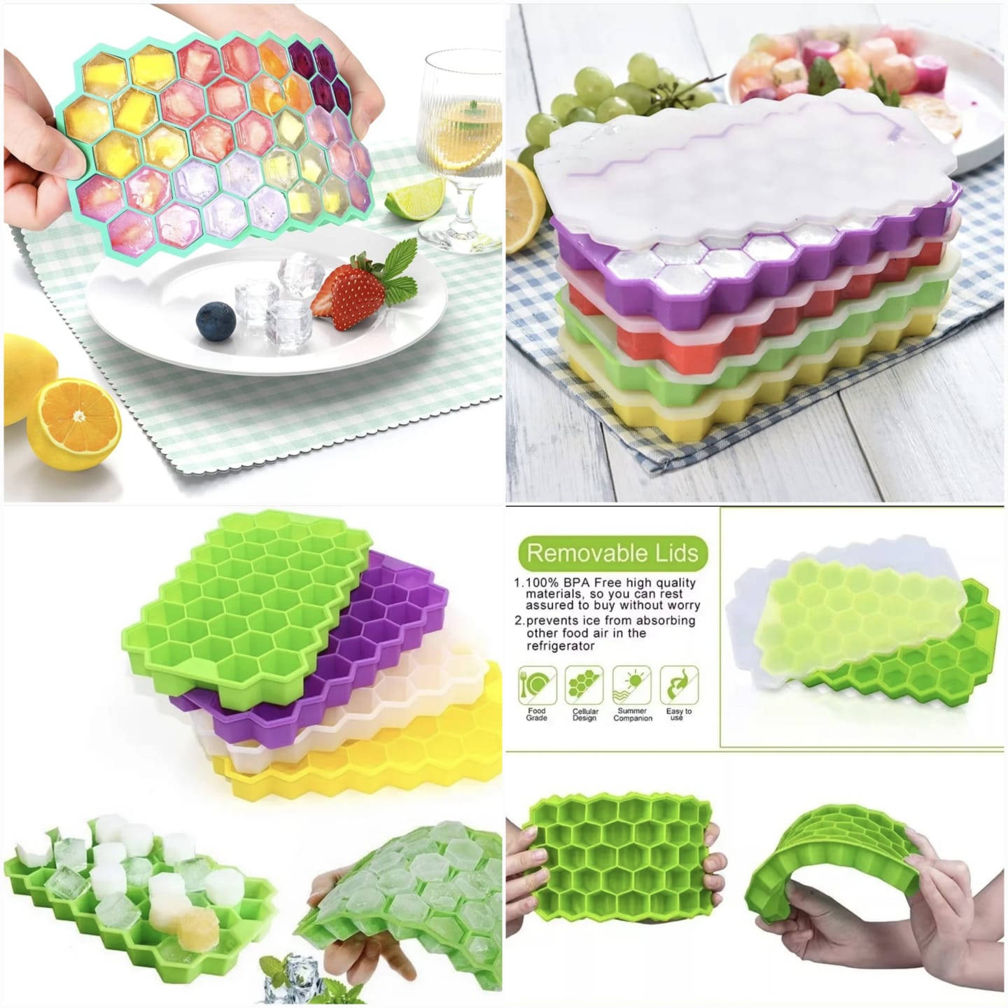 Ice Cube Tray with Lid