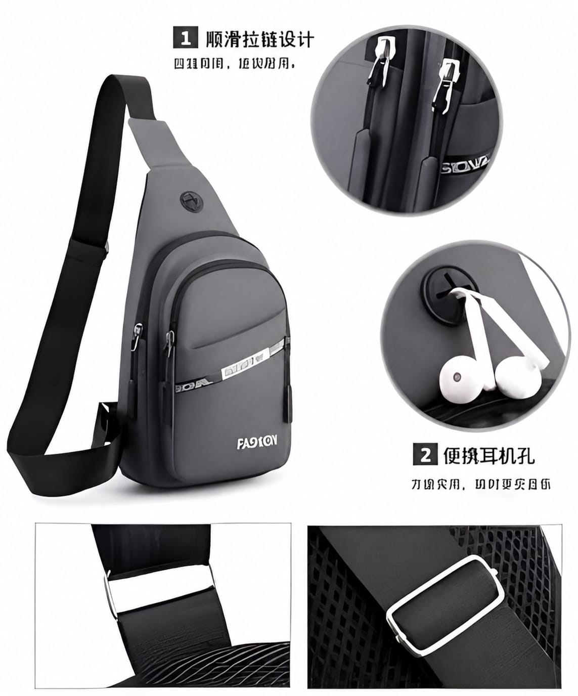 Imported Side Cross Body Bag