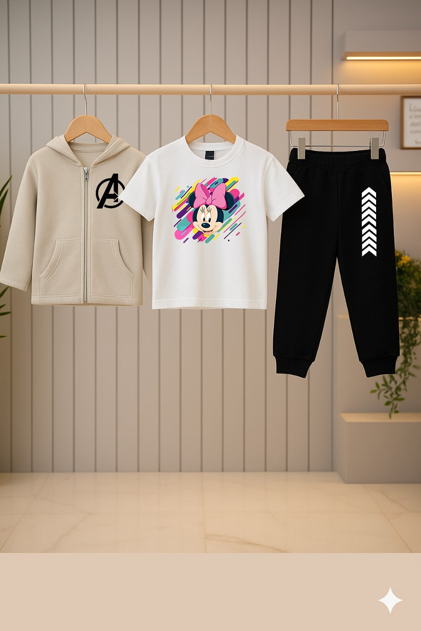 Kids Hoodie Zipper Set