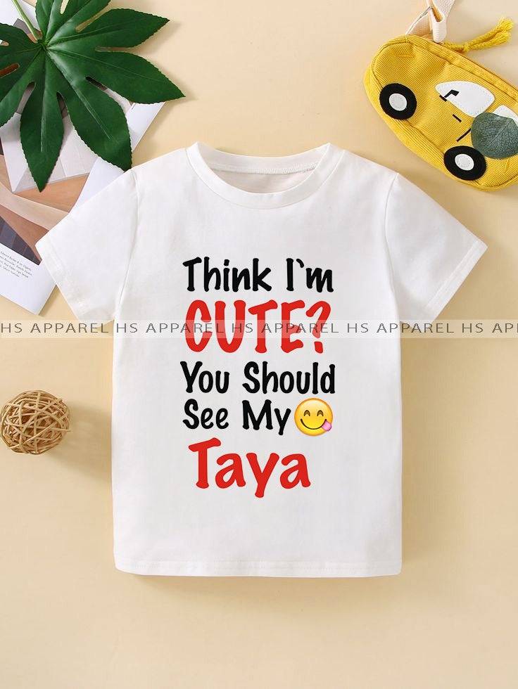 Kids Printed Polyester T-Shirt