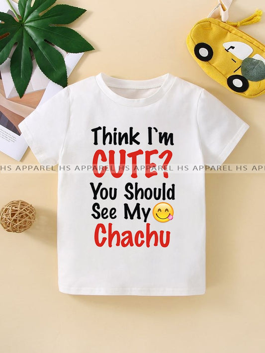 Kids Printed Polyester T-Shirt