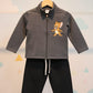 Kids Printed Zipper Tracksuit
