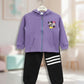Kids Printed Zipper Tracksuit