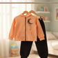 Kids Printed Zipper Tracksuit