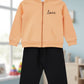 Kids Printed Zipper Tracksuit
