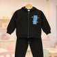 Kids Printed Zipper Tracksuit