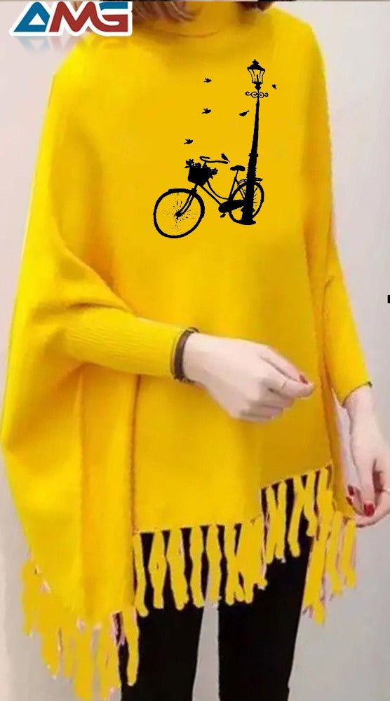 Printed Poncho