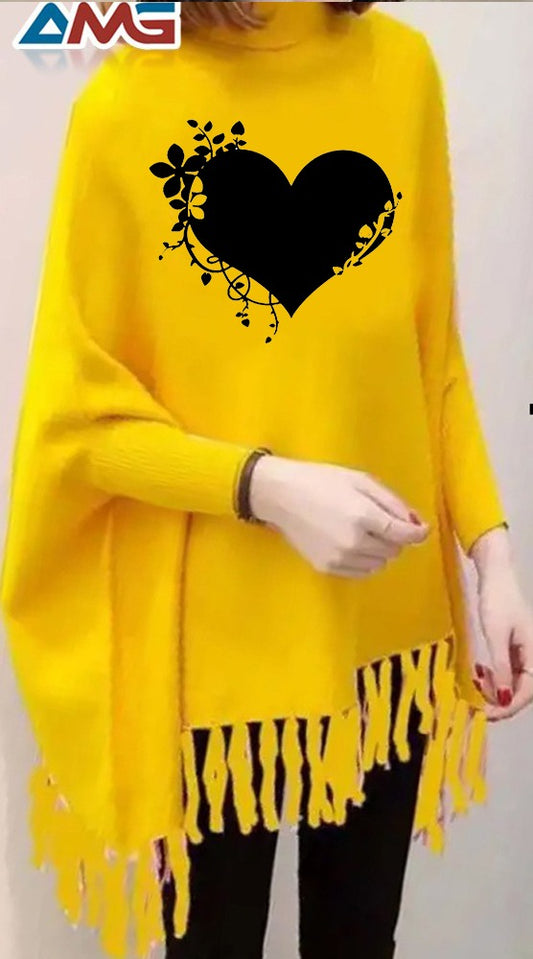 Printed Poncho