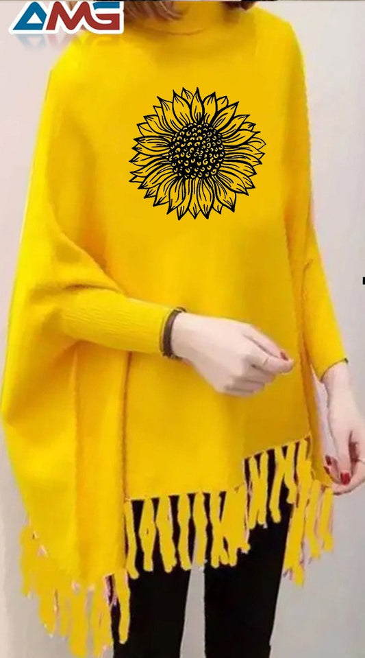 Printed Poncho