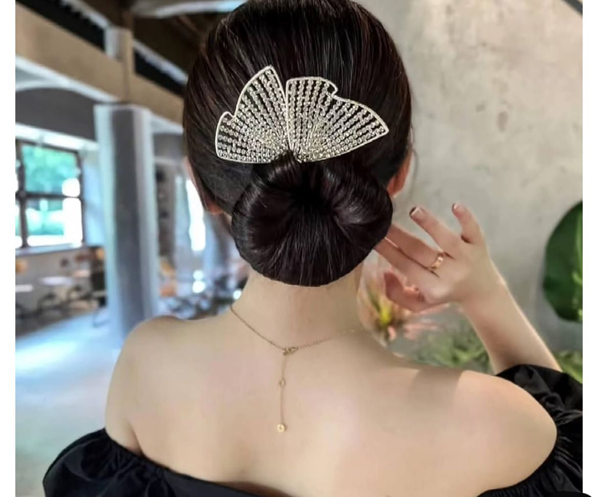 Leaf Shape Hair Bun