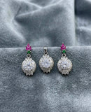 Locket Earring Set Without Chain