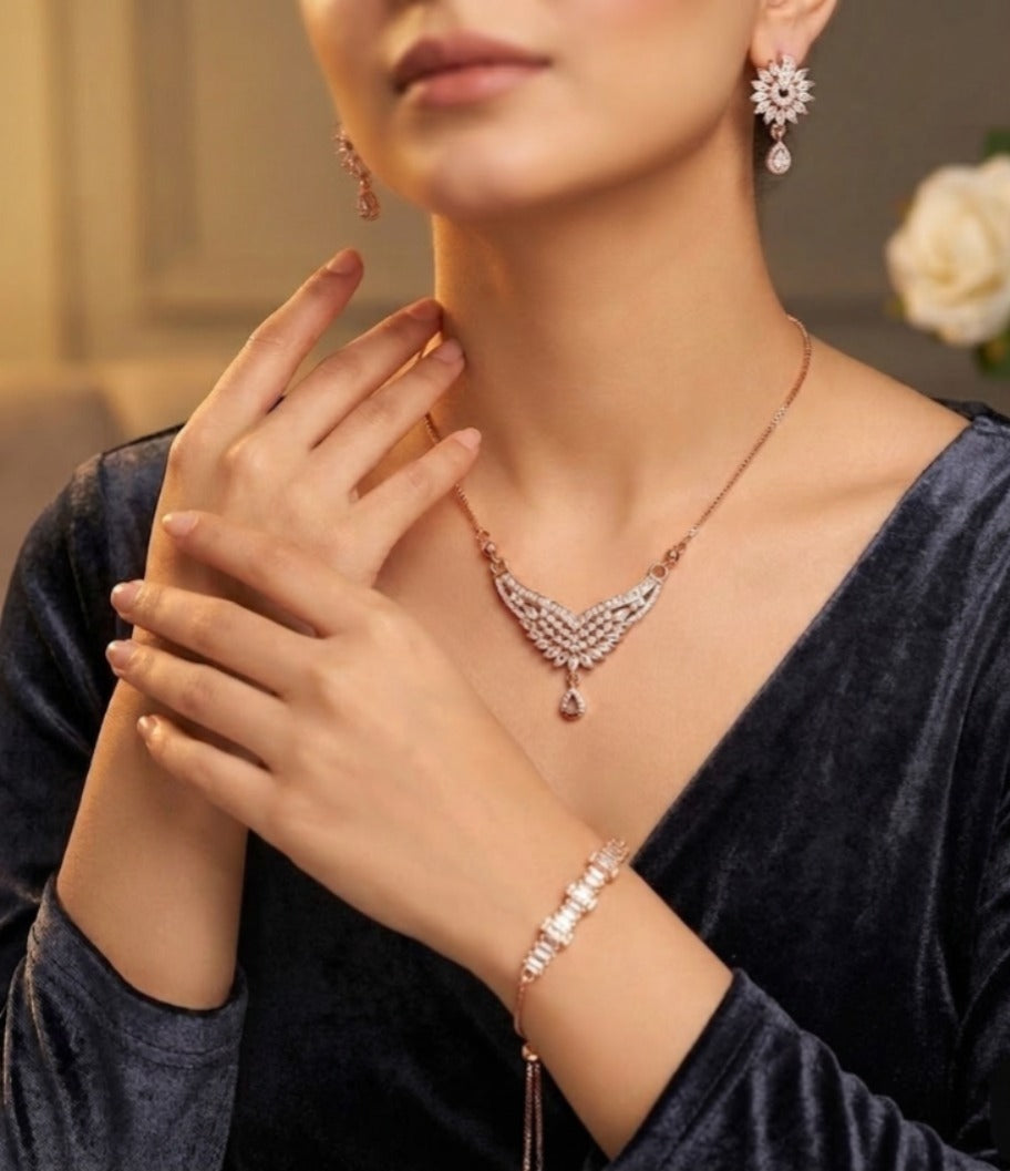 Locket Set with Bracelets