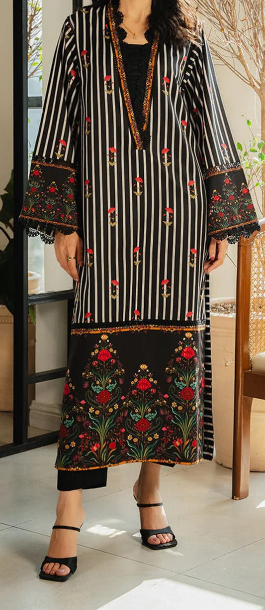 Long 3D Printed 2Pc Suit