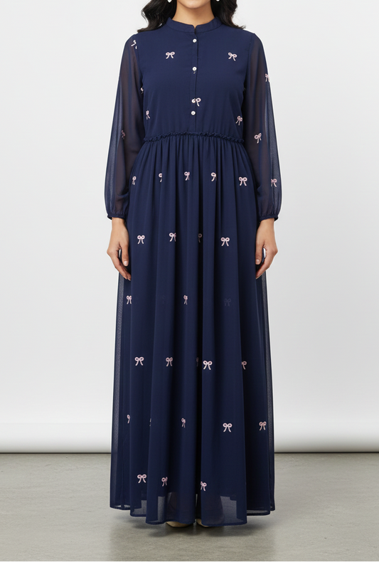 Long Embriodered maxi