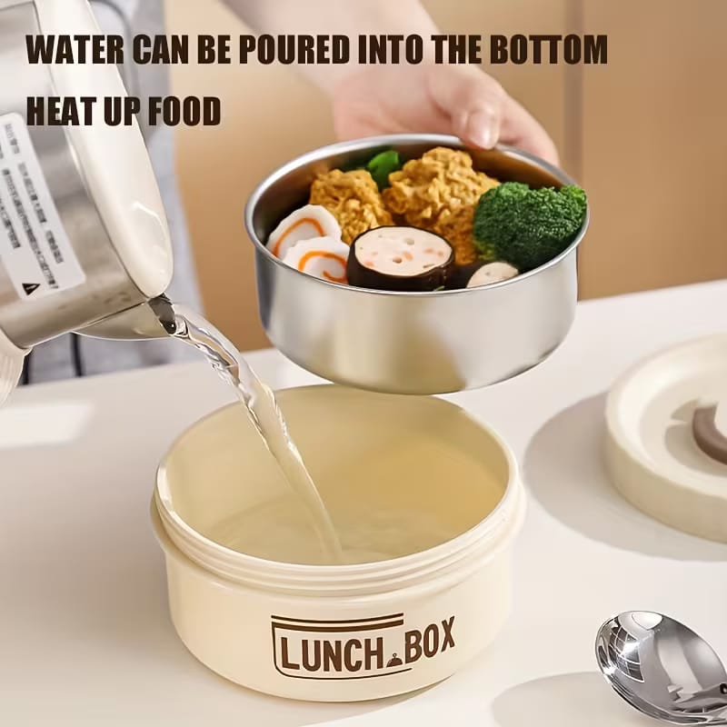 3 Pcs Stainless Steel Lunch Boxes