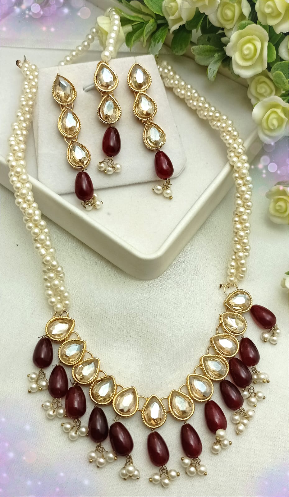 Mala Style Necklace Set