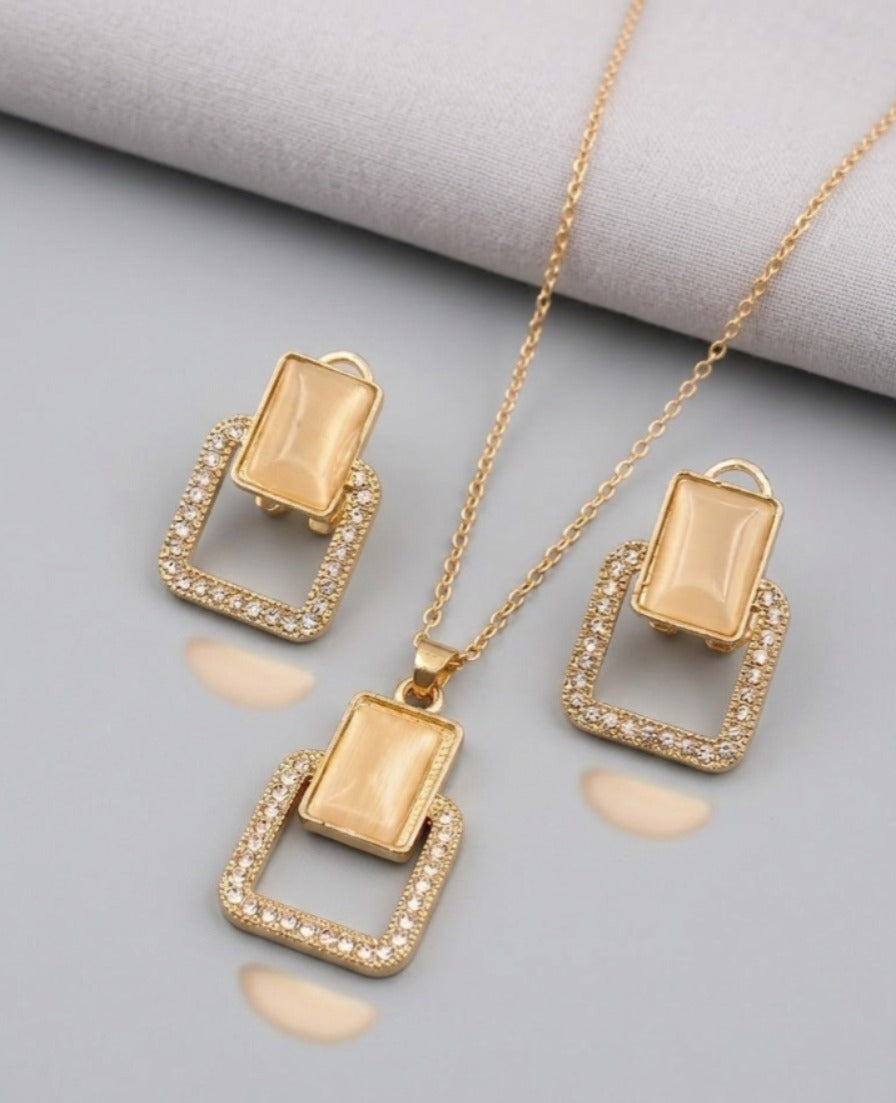 Marble Locket Set