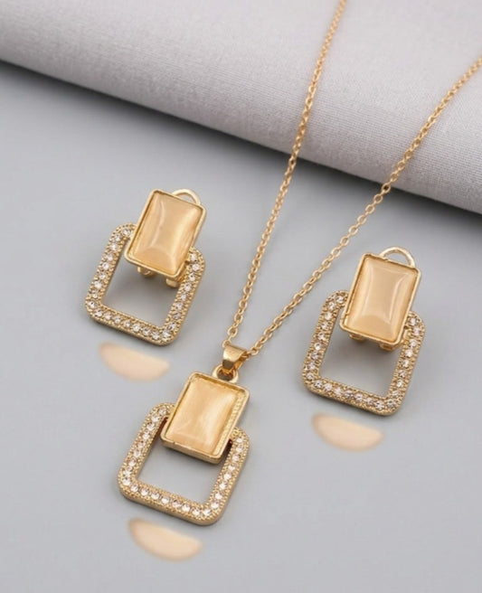 Marble Locket Set