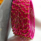 Metal Thread Bangles Set