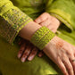 Metal Thread Bangles Set