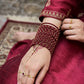 Metal Thread Bangles Set