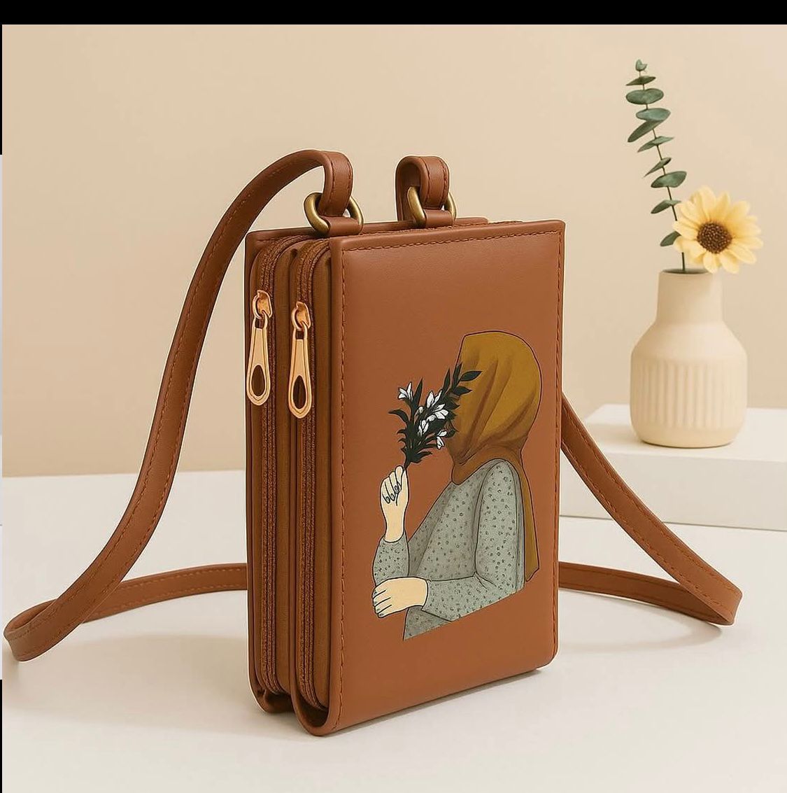 Hijab Print Crossbody
