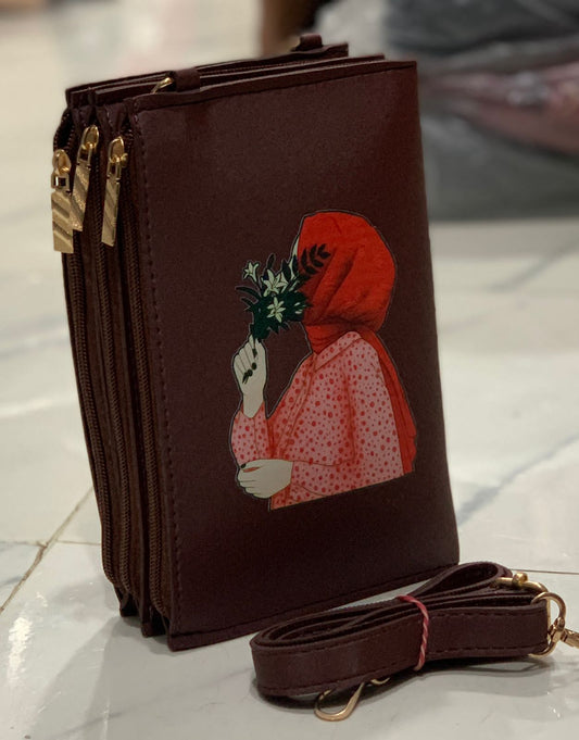 Hijab Print Crossbody
