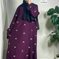 Moon Embroidered Abaya