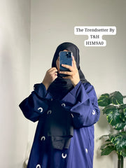 Moon Embroidered Abaya