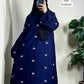 Moon Embroidered Abaya