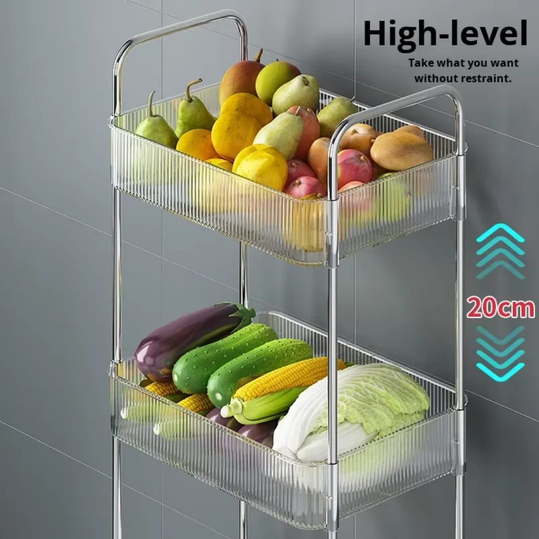 Multi-Layer Storage Trolley Rack