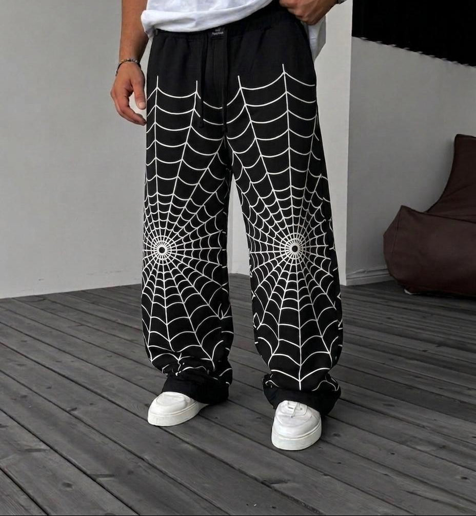 Multi Print Baggy Trouser