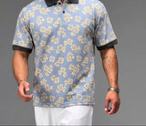 Multi Printed Collar Polo