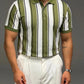 Old Money Stripe Printed Polo