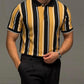 Old Money Stripe Printed Polo