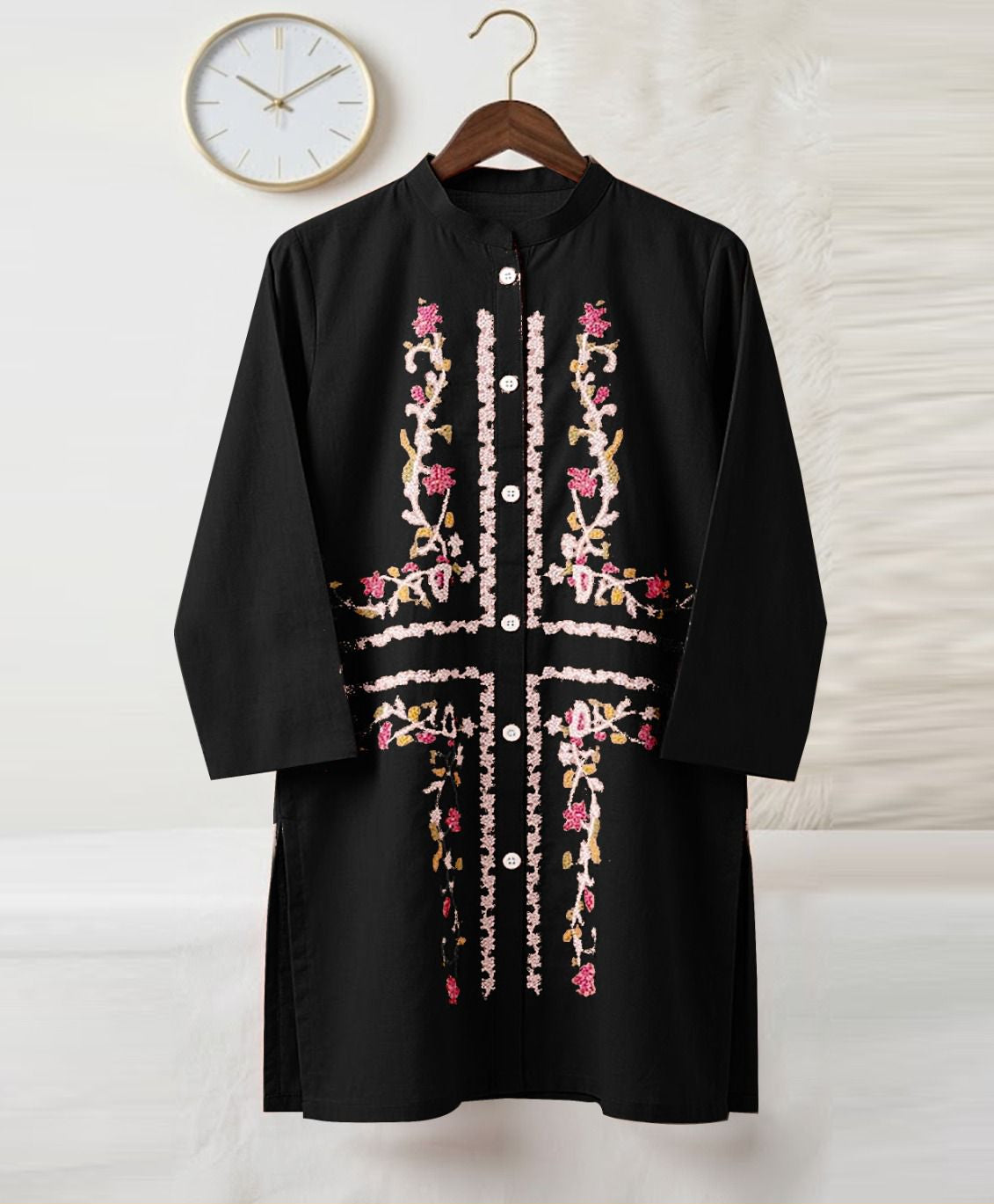 Open Style Embroidery Top