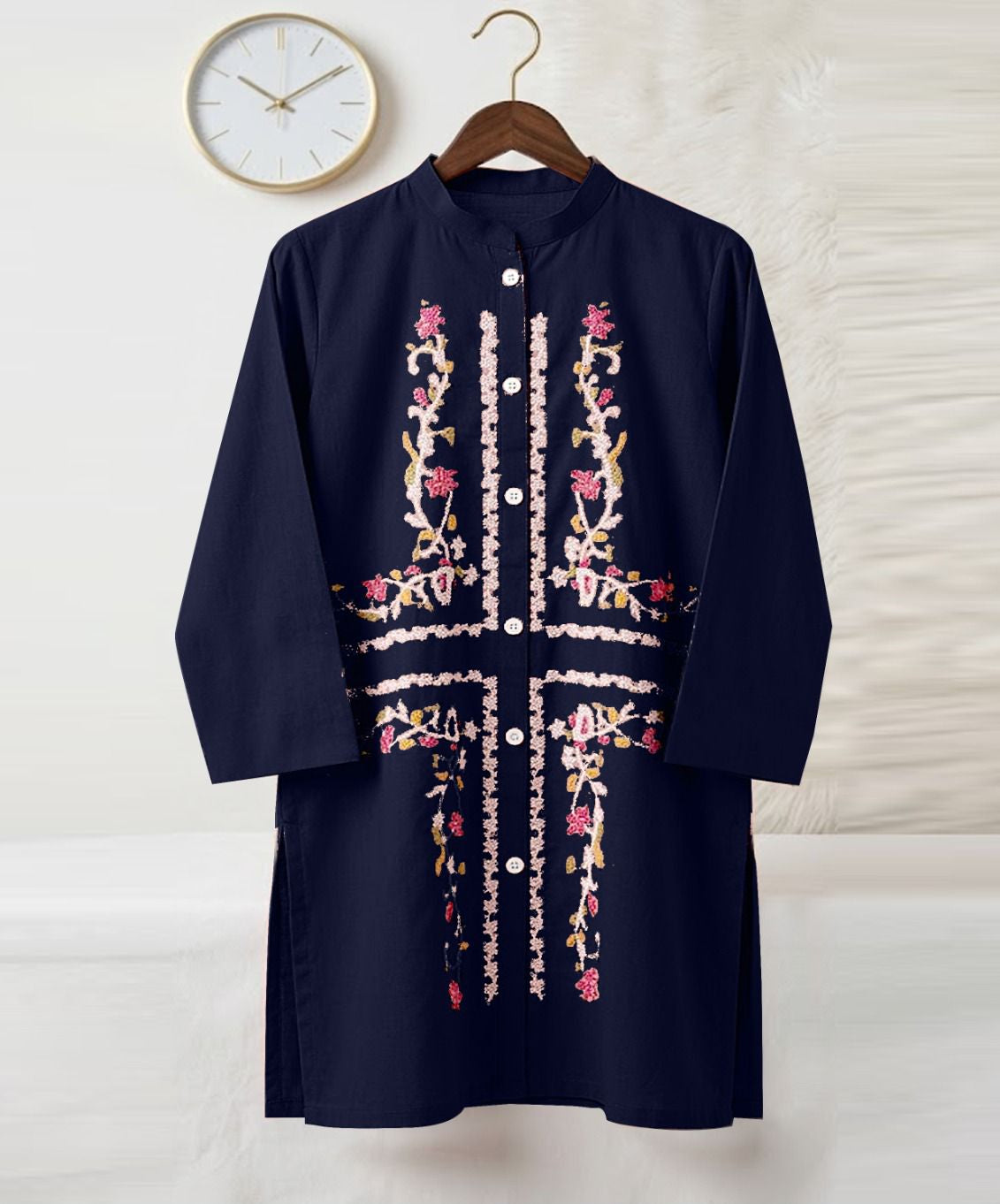 Open Style Embroidery Top